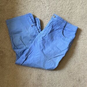 Ethyl Blue Rhinestone Capris